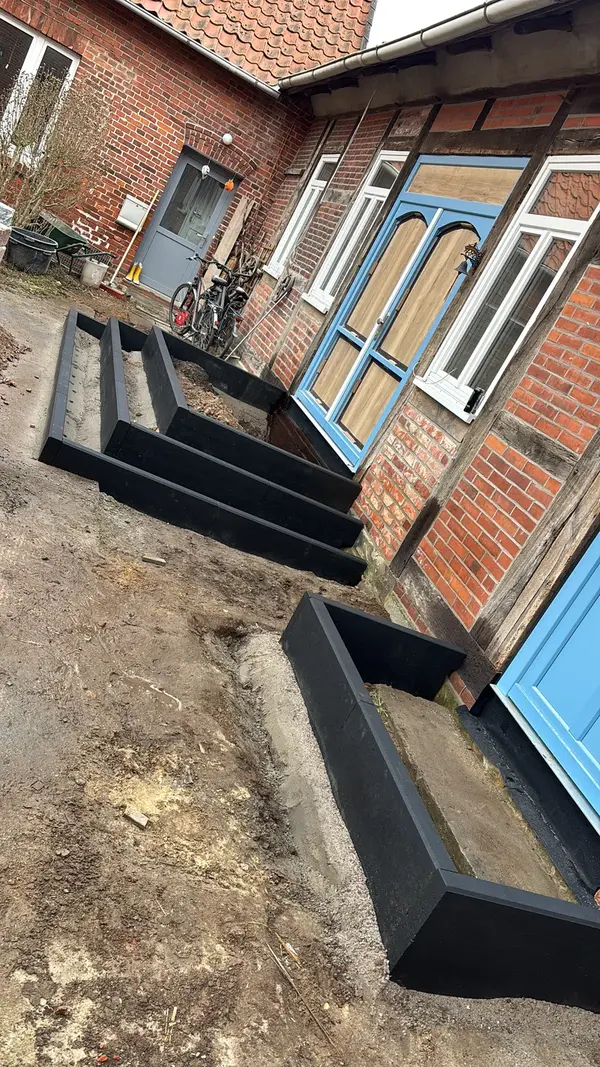 Treppenanlage am Hauseingang